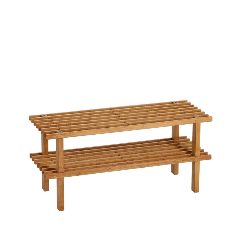 Cenově Výhodný ZELLER Botník bambus 2 police 70x26x30cm