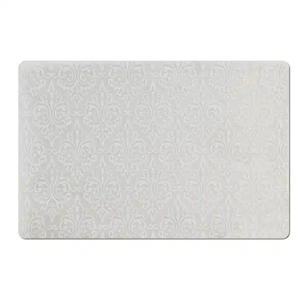 ZELLER Prostírání Vintage plastové bílé 43,5x28,5cm Speciální Cena