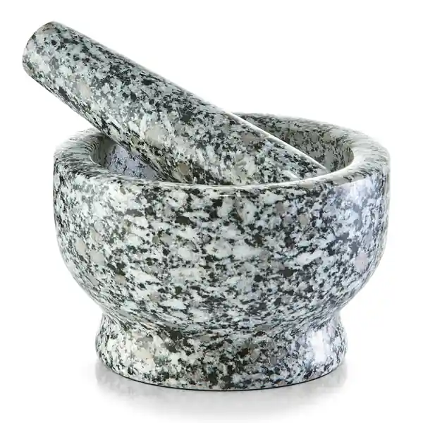 Koupit Online ZELLER Hmoždíř s tloučkem ze žuly, šedý průměr 13 cm