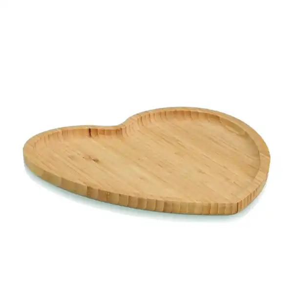 ZELLER Servírovací prkénko Srdce, bambus 27x25cm Originální