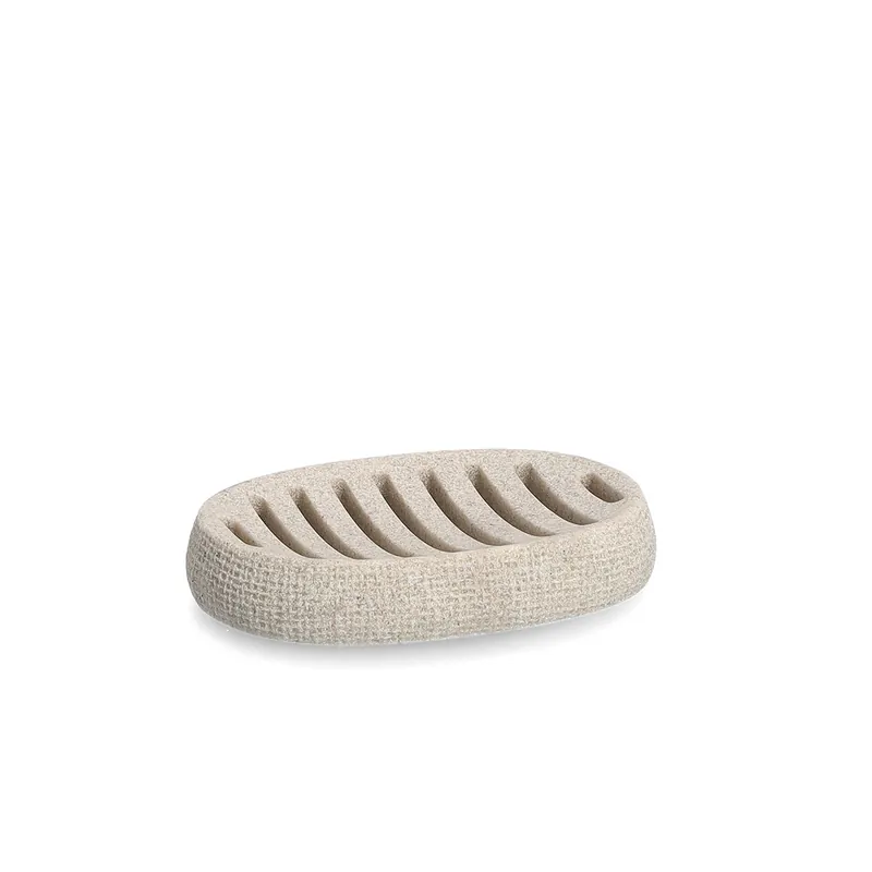 ZELLER Mýdlenka přírodní motiv, béžová 13x9x2 cm Autentický