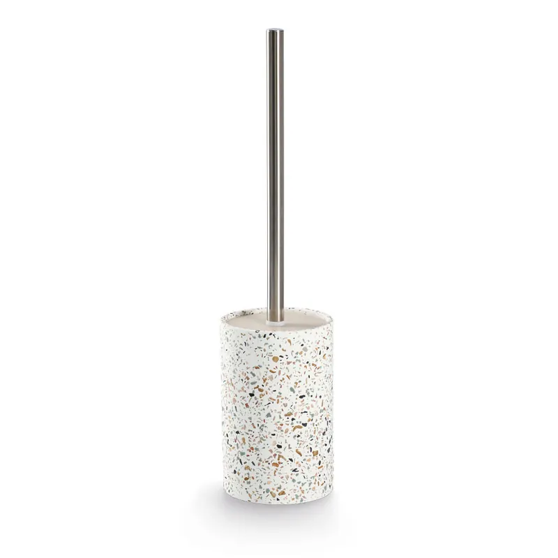 ZELLER WC Štětka cement motiv terrazzo 10,3x42cm Výhodná Nabídka