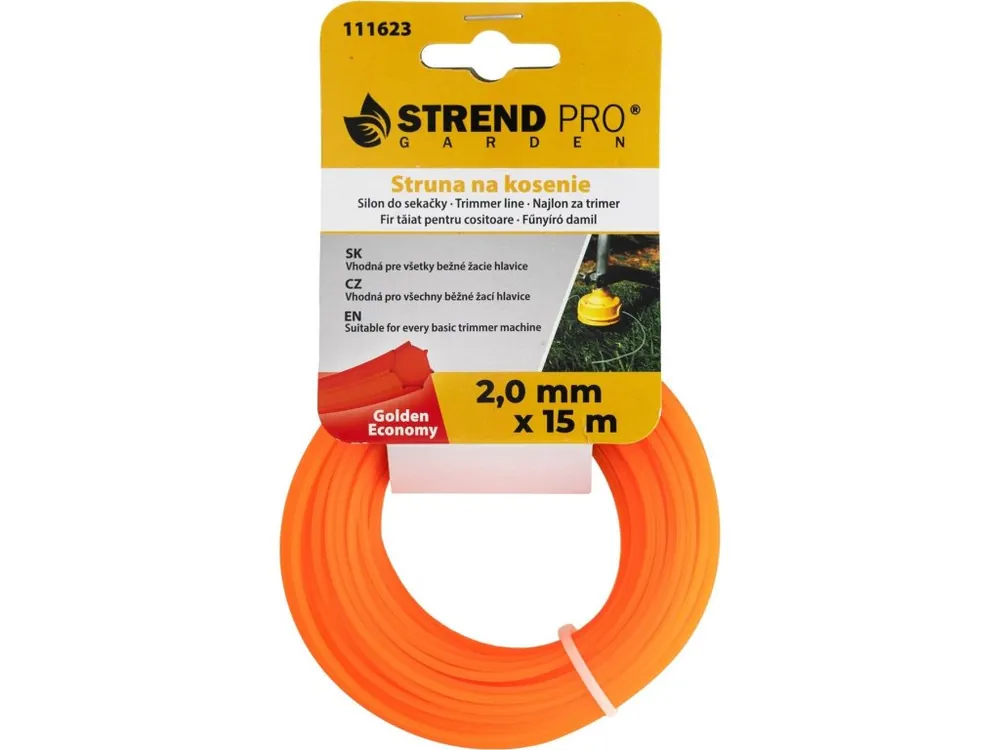 Struna do sekačky hvězda 2mm/15m GOLDEN ECO Expresní Doručení