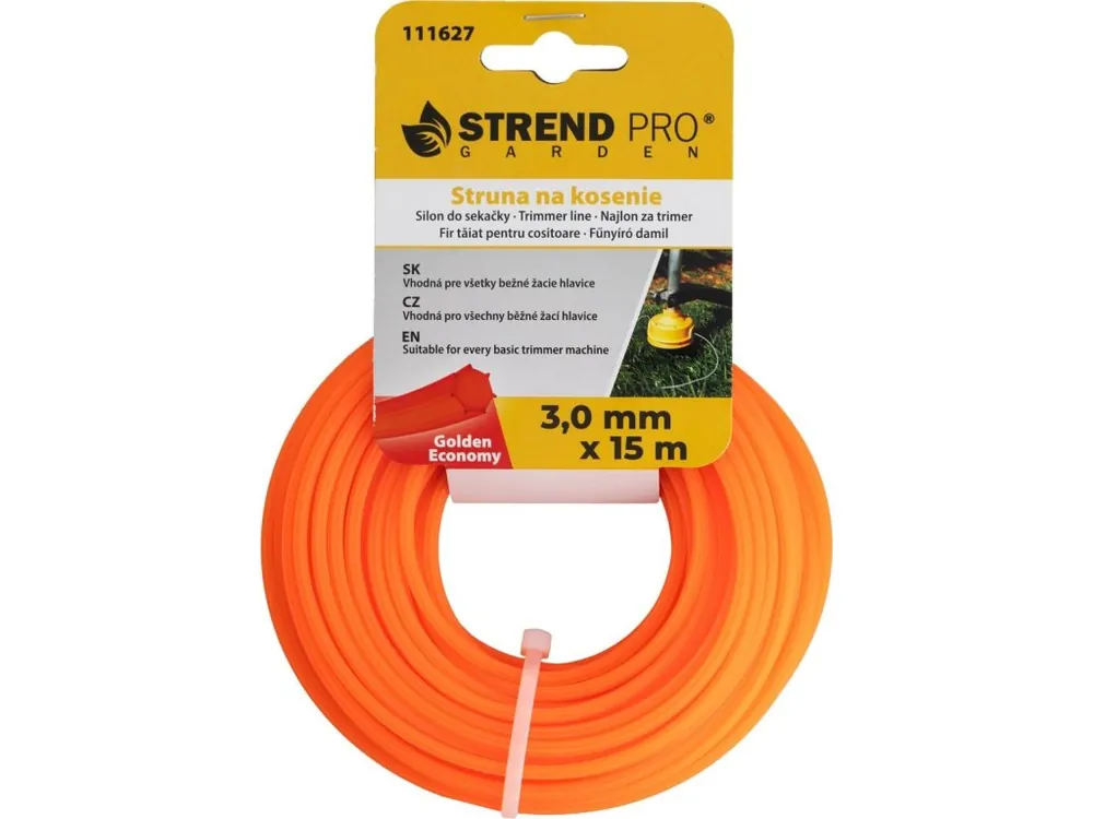 Časově Omezené Struna do sekačky hvězda 3mm/15m GOLDEN ECO