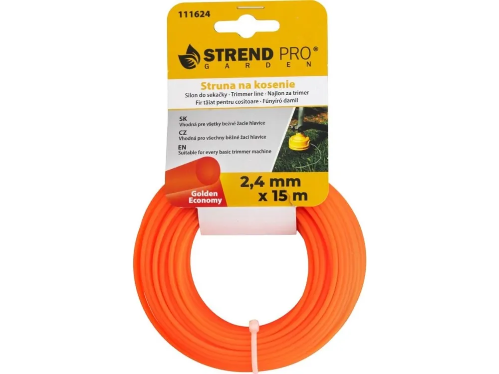 Nakupujte Hned Struna do sekačky kulatá ¤2,4mm/15m GOLDEN ECO