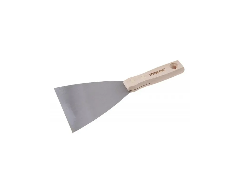 Vysoce Kvalitní Špachtle 12cm nerez/dřevo FESTA