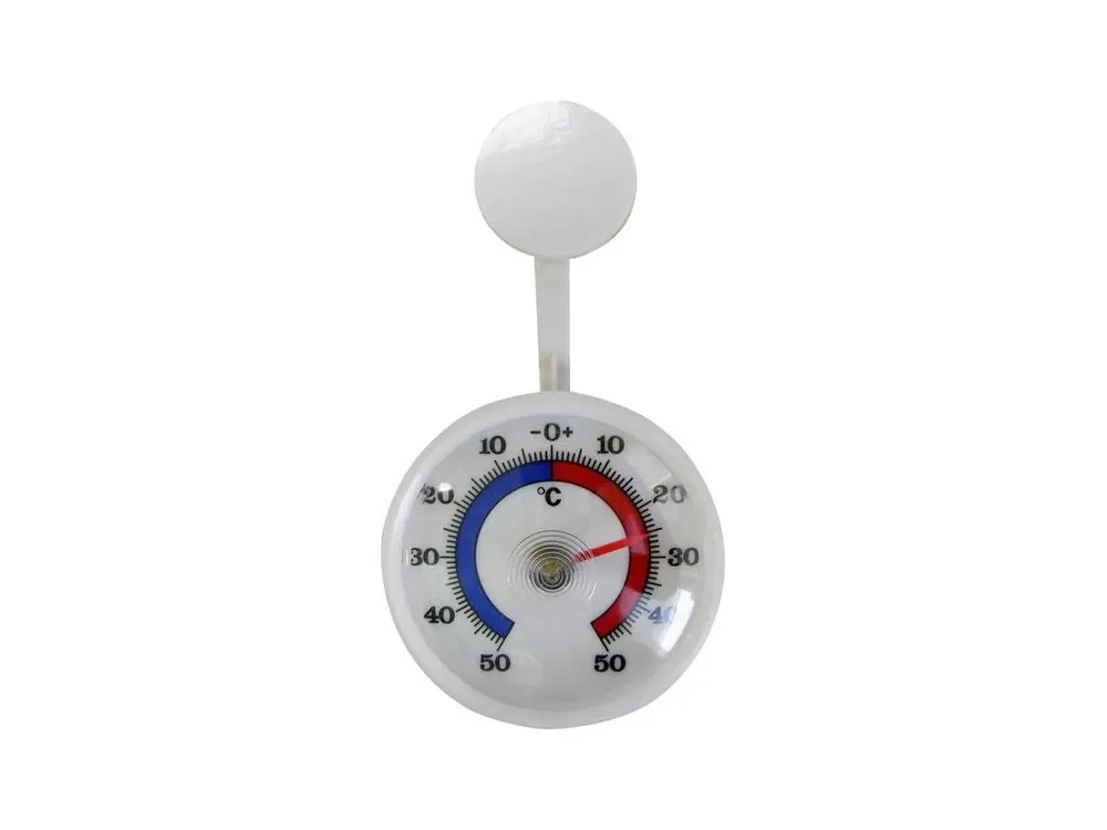 Teploměr okenní plast ¤7cm bimetal samolepící PROVENCE Cenový Hit