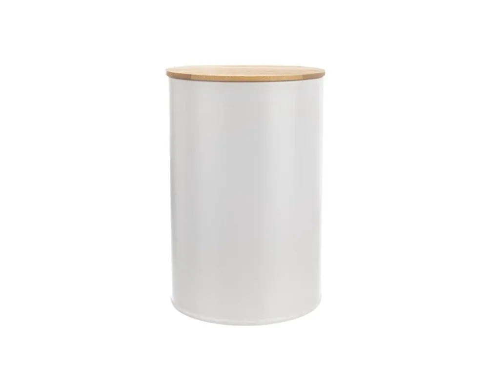 Dóza plech/bambus bílá ¤9,5cm ORION Top Prodej