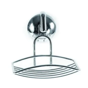 Must-Have Mýdlenka drát chrom 12x10x8cm přísavná AWD0342