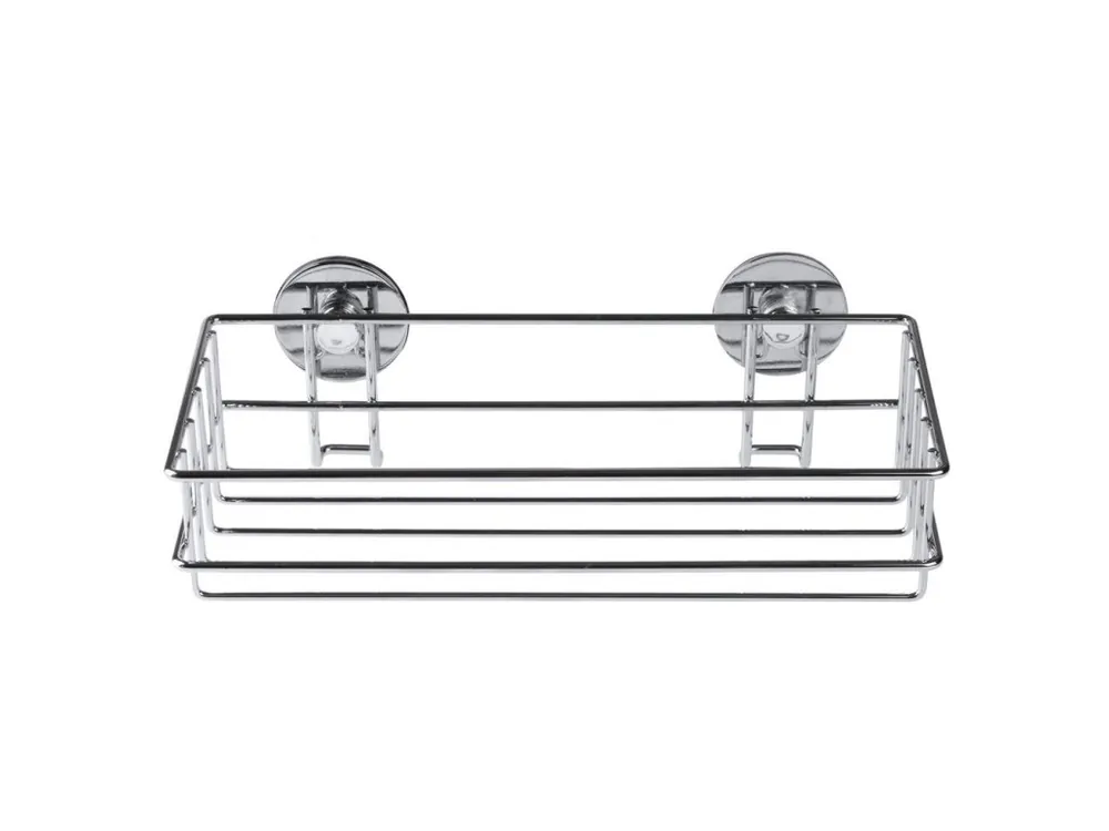 Top Prodej Polička koupelnová chrom 25,5x7x11,6cm samolepící AWD1129