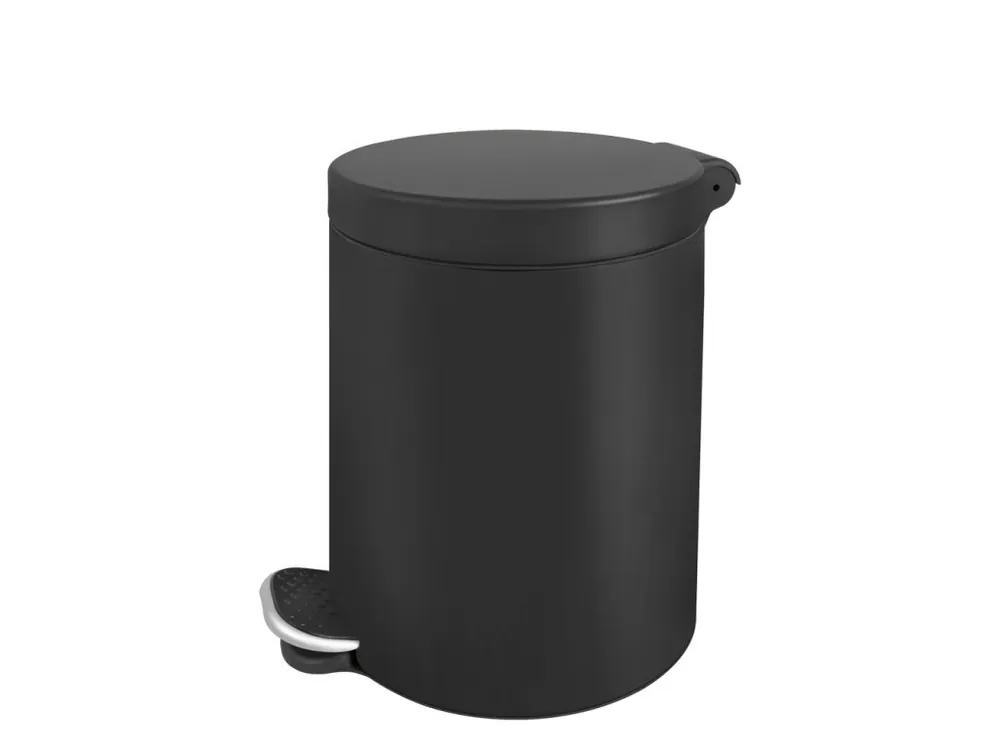 Expresní Doručení Koš odpadkový pedál nerez lak 3L BLACK AWD1785