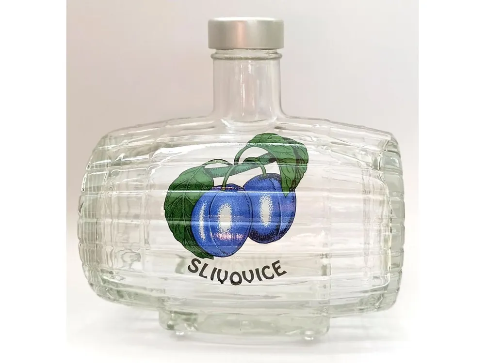 Speciální Cena Láhev sklo 500ml SOUDEK šroubovací uzávěr ŠVESTKA