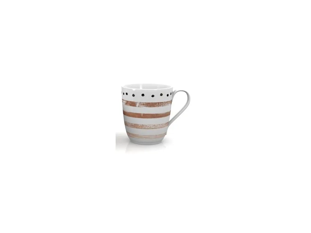 Hrnek keramika 290ml DOTS I, mix dekorů Cenový Hit