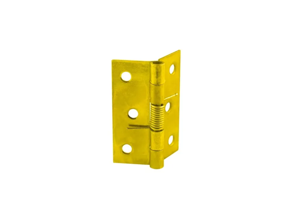 Závěs dveřní 50x42mm splétaný s pružinou Zn žlutý Rychlé Dodání