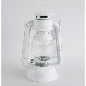 Expresní Doručení Lampa petrolejová 24cm ANTIK bílá