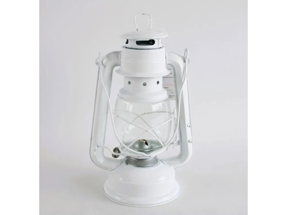 Expresní Doručení Lampa petrolejová 24cm ANTIK bílá