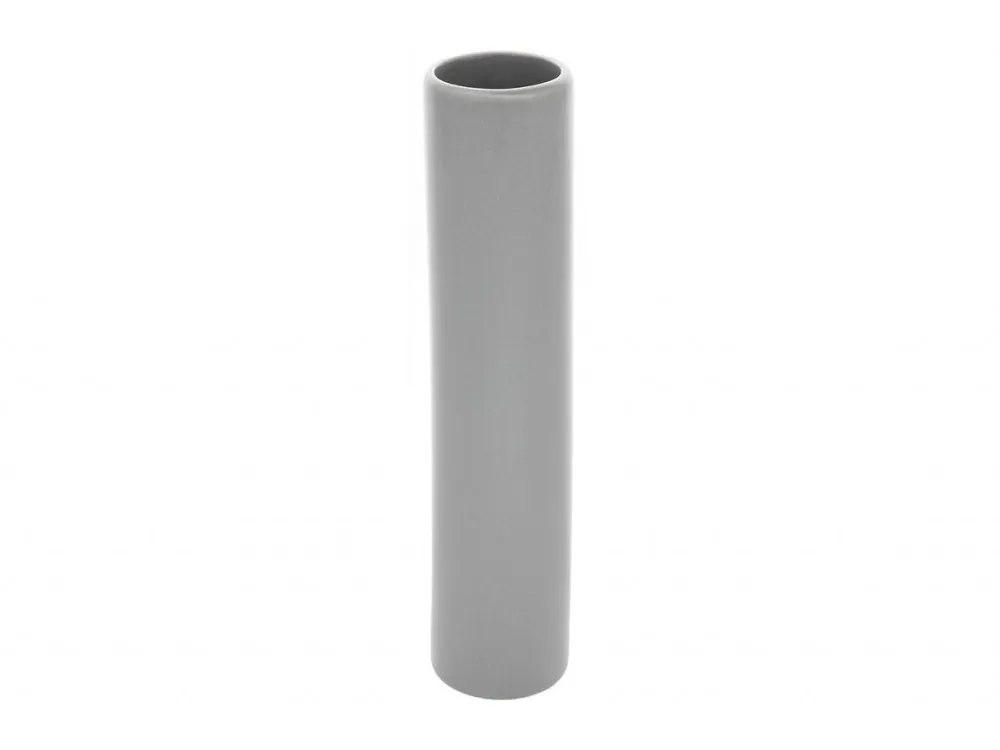 Váza keramická 24x5cm COLUMN šedá Levný
