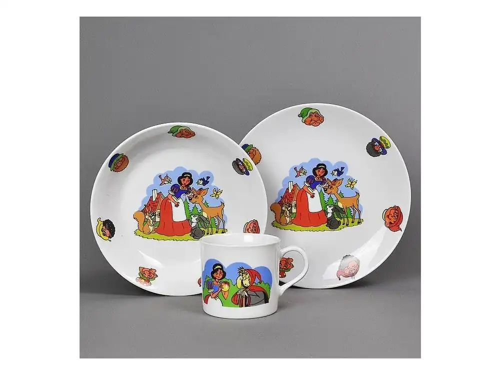 Nejlepší Cena Dětská jídelní sada 3 dílná porcelán SNĚHURKA