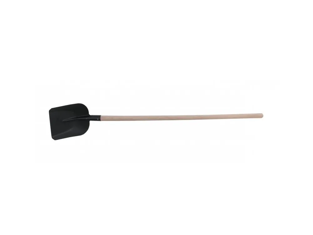 Omezená Nabídka Lopata FE stájová 24x29cm černá s násadou T 120cm