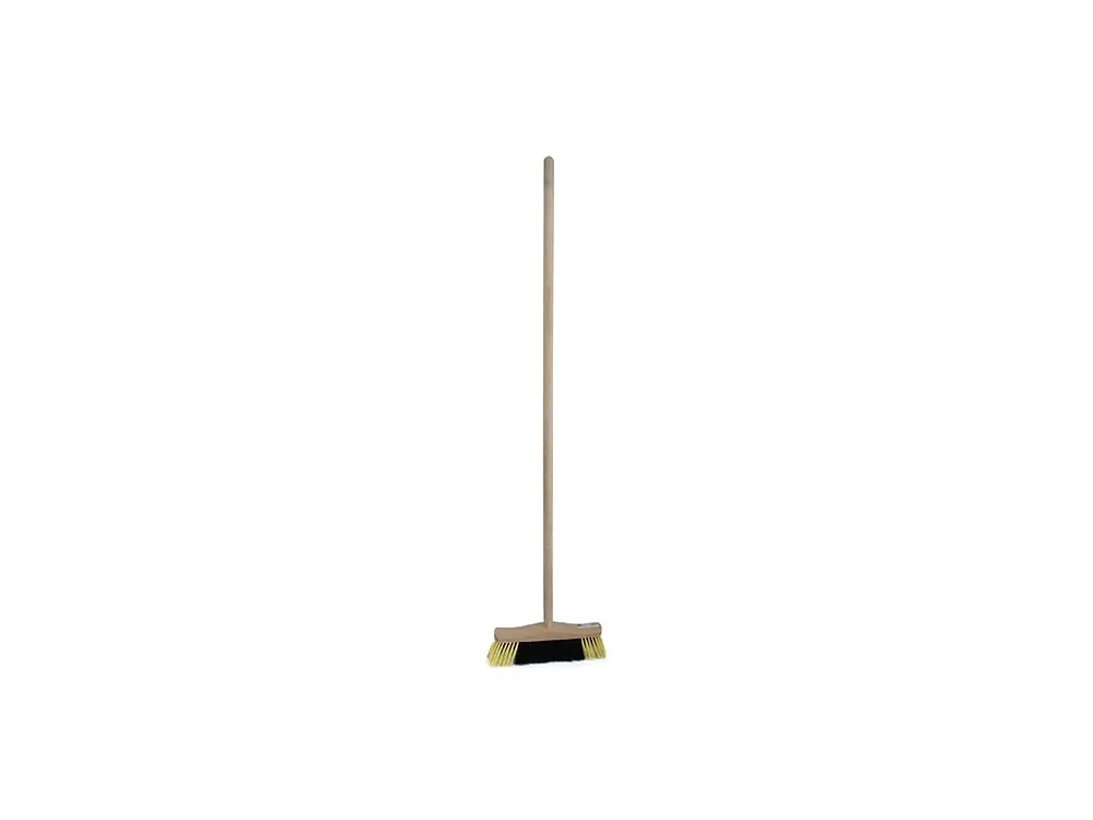 Finální Výprodej Smeták dřevo 34cm surový, závit, hůl 120cm GECO