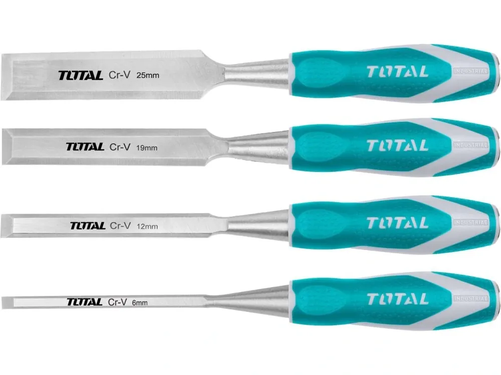 Dokud Zásoby Vydrží Dláta na dřevo sada 4ks INDUSTRIAL TOTAL
