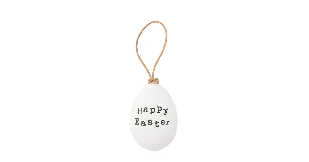 Dekoratívne plastové vajíčko Happy Easter Levný