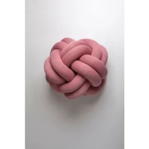 Dekorativní polštář Knot Dusty Pink Sleva