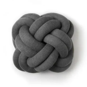 Dekorativní polštář Knot Grey Sezónní Sleva