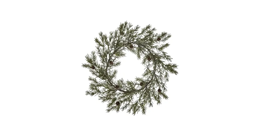 Nízká Cena Dekoratívny veniec Frost Green 45 cm