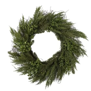 Dekorativní věnec Lenra Green 72 cm Zlevněný
