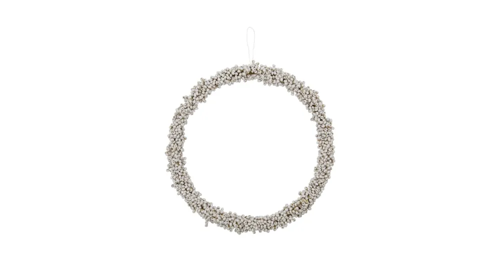 Dekorativní věnec Winter White 33 cm Horká Nabídka