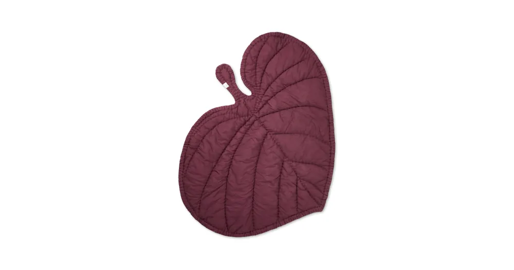 Detská deka Leaf Burgundy Vysoce Kvalitní