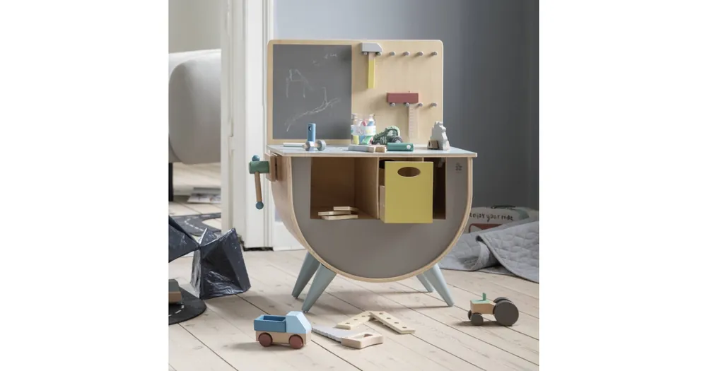 Ihned K Objednání Dětská dílna Play Tool Bench šedomodrá