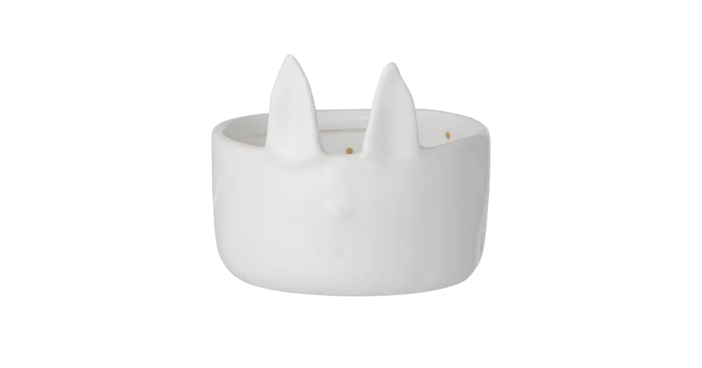 Sleva Dětská keramická miska bílá Bunny