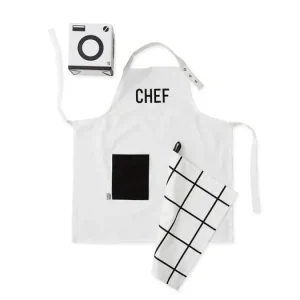 Bezpečná Platba Dětská kuchyňská zástěra s utěrkou Little Chef