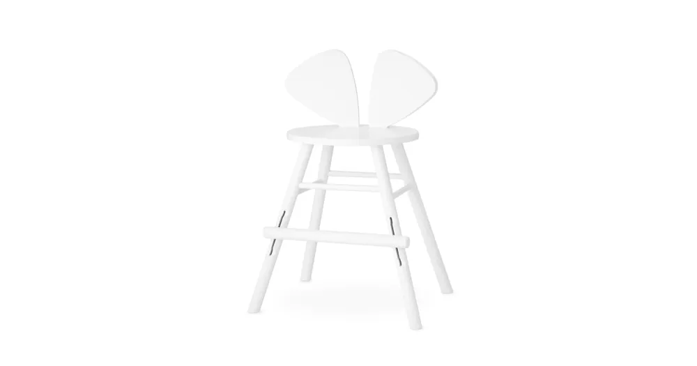 Bezpečná Platba Detská stolička Mouse Junior White Oak