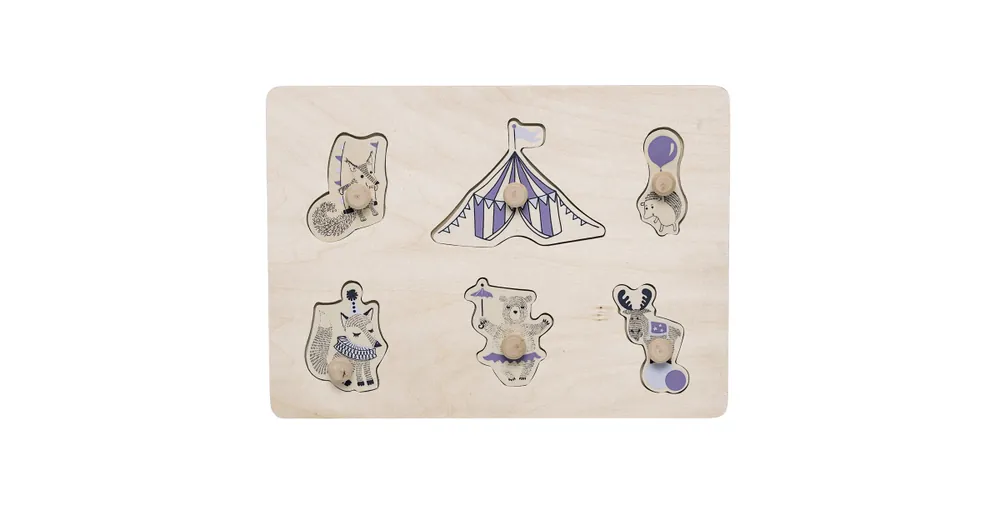 Detské drevené puzzle Cirkus Originální