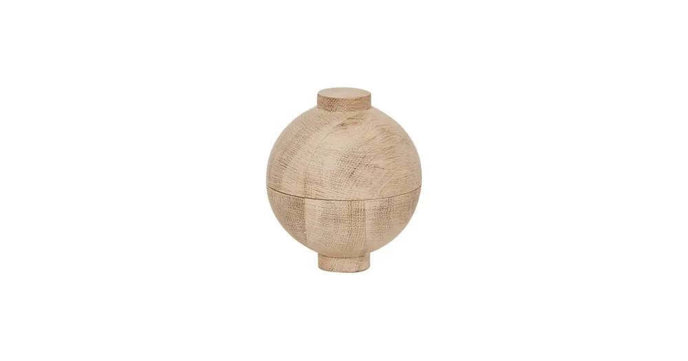 Dřevěná dóza Wooden Sphere Oak Vysoce Kvalitní