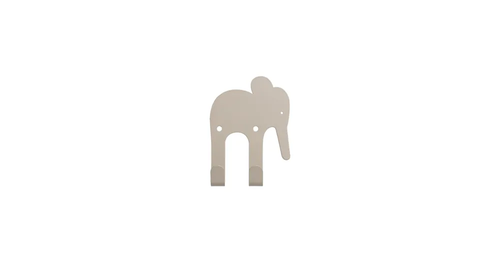 Sleva Kovový háček na stěnu Elephant Grey