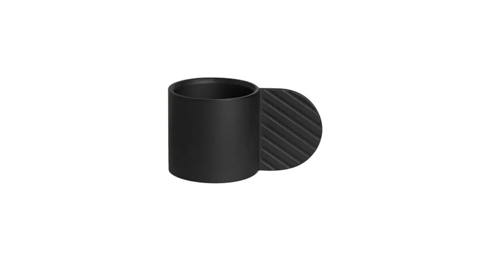 Kovový svícen Art Circle Black Nová Kolekce