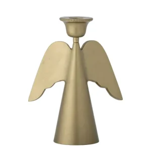 Kovový svícen Marica Angel Brass 20 cm Kup Teď