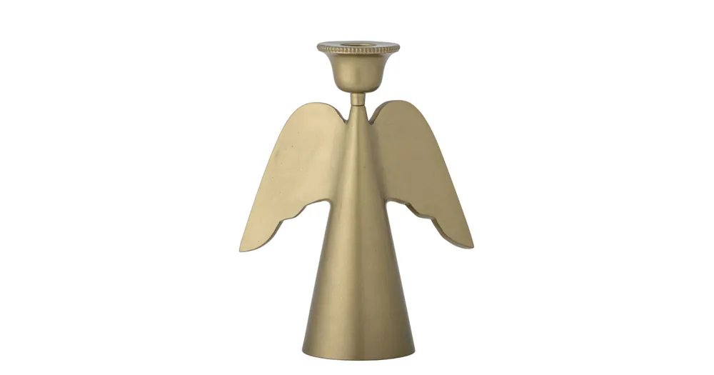 Omezená Nabídka Kovový svietnik Marica Angel Brass 20 cm