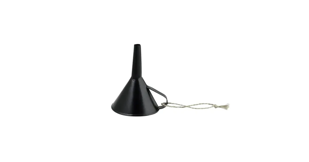 Akční Nabídka Kovový trychtýř k petrolejovým lampám Matt Black