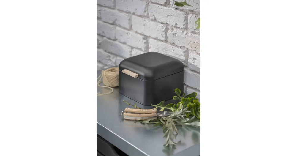 Kovový zahradní box Tarlton Storage Black Finální Výprodej