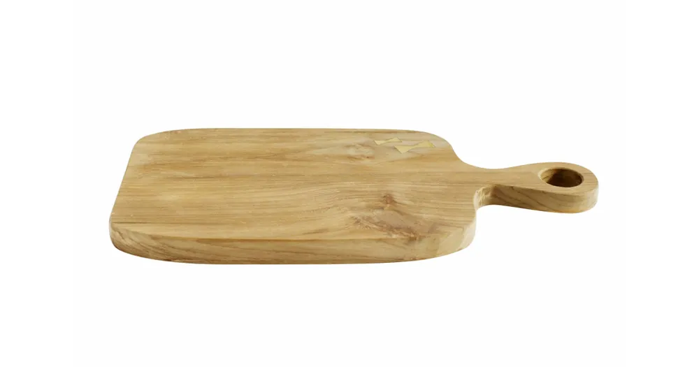 Nízká Cena Doska na krájanie z nového teaku Butterfly 35 cm