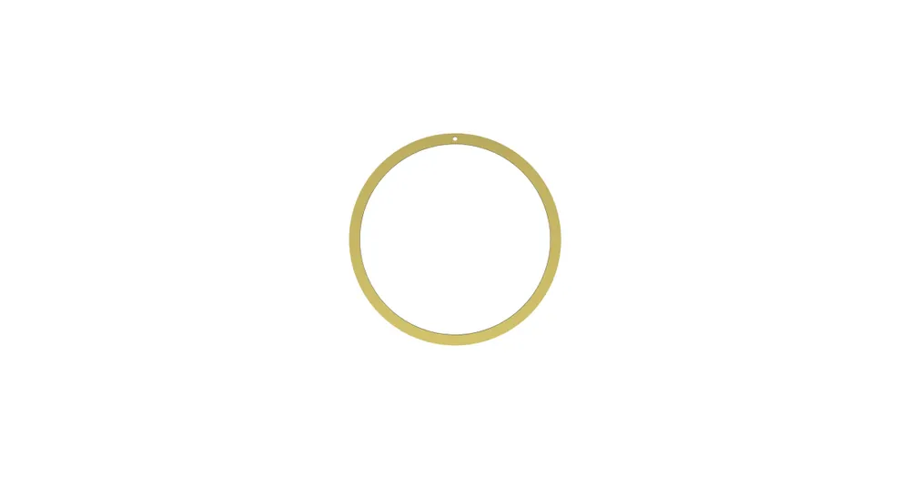 Kruh k dekorování Brass 20 cm Autentický
