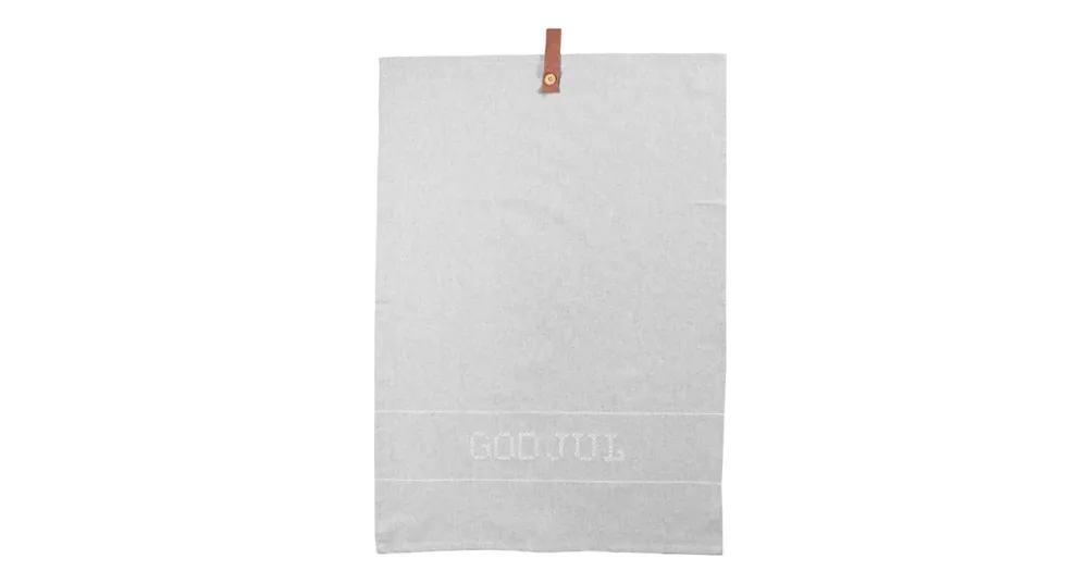 Hit Sezóny Kuchyňská utěrka God Jul Light Grey 50x70 cm