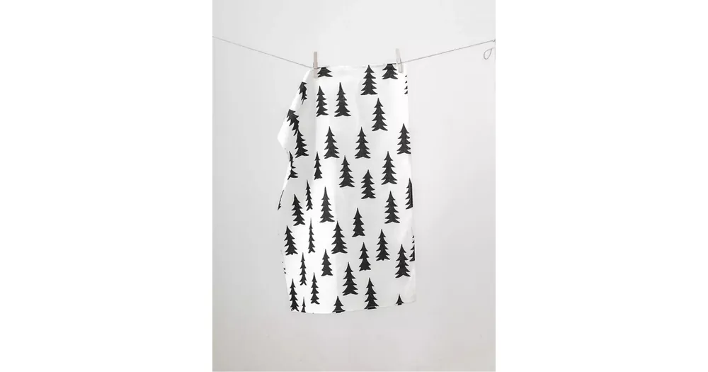 Omezená Nabídka Kuchyňská utěrka Gran White/Black 70x47 cm