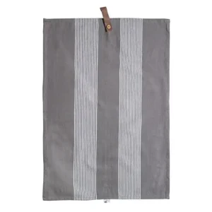 Časově Omezené Kuchyňská utěrka Utveda Grey/White 50x70 cm