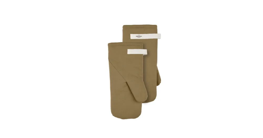Kuchynské rukavice Oven Mitts Khaki - set 2 ks Akční Cena